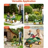 image:imageVEVOR 39 inch Pull Along Kids Wagon Red Rolling Utility Cart Wagons for Kids Cargo Wagon for Garden Beach Camping for Child PresentGreen