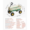 image:imageVEVOR 39 inch Pull Along Kids Wagon Red Rolling Utility Cart Wagons for Kids Cargo Wagon for Garden Beach Camping for Child PresentGreen