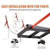 image:imageVEVOR 49 Hay Spear Bale Spears 3000lbs Loading Capacity Skid Steer Loader Tractor Bucket Attachment with 2pcs 175 Stabilizer Spears and 60 Chain Quick Attach Spike Forks49 Vertical Assembly