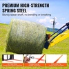 image:imageVEVOR 49 Hay Spear Bale Spears 3000lbs Loading Capacity Skid Steer Loader Tractor Bucket Attachment with 2pcs 175 Stabilizer Spears and 60 Chain Quick Attach Spike Forks49 Horizontal Assembly