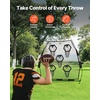 image:imageVEVOR 8 x 8 ft Football Trainer Throwing Net Training Throwing Target Practice Net with 6 Target Pockets Knotless Net Includes Straps and Portable Carry Case Improve QB Throwing AccuracyBlack