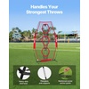 image:imageVEVOR 8 x 8 ft Football Trainer Throwing Net Training Throwing Target Practice Net with 6 Target Pockets Knotless Net Includes Straps and Portable Carry Case Improve QB Throwing AccuracyRed
