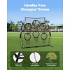 image:imageVEVOR 8 x 8 ft Football Trainer Throwing Net Training Throwing Target Practice Net with 6 Target Pockets Knotless Net Includes Straps and Portable Carry Case Improve QB Throwing AccuracyBlack