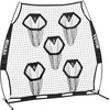 image:imageVEVOR 8 x 8 ft Football Trainer Throwing Net Training Throwing Target Practice Net with 6 Target Pockets Knotless Net Includes Straps and Portable Carry Case Improve QB Throwing AccuracyBlack