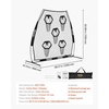 image:imageVEVOR 8 x 8 ft Football Trainer Throwing Net Training Throwing Target Practice Net with 6 Target Pockets Knotless Net Includes Straps and Portable Carry Case Improve QB Throwing AccuracyBlack