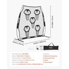 image:imageVEVOR 8 x 8 ft Football Trainer Throwing Net Training Throwing Target Practice Net with 6 Target Pockets Knotless Net Includes Straps and Portable Carry Case Improve QB Throwing AccuracyBlack