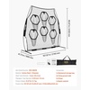 image:imageVEVOR 8 x 8 ft Football Trainer Throwing Net Training Throwing Target Practice Net with 6 Target Pockets Knotless Net Includes Straps and Portable Carry Case Improve QB Throwing AccuracyBlack