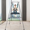 image:imageVEVOR Adjustable Yoga Aerial Rig Aerial Silk Stands with Height Adjustable 511FT Portable Stainless Steel Rigamp Aluminum Frame Legs Fit with HoopsLyraSilksHammockGreen