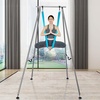 image:imageVEVOR Aerial Yoga Frame amp Hammock 55115 lbs Load Capacity 968 ft Height Professional Training Swing Stand Comes with 131 Yards Aerial Hammock Yoga Rig for Indoor Outdoor PurpleBlueBlue