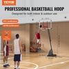 image:imageVEVOR Basketball Hoop Basketball Hoop 44 48 50 54 Inchs PC Backboard 4410FT Height Adjustable Basketball Portable Hoopamp Goal IndoorOutdoor Classic Basketball Court Teen Adult School ParkWhite 50in