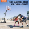 image:imageVEVOR Basketball Hoop Basketball Hoop 44 48 50 54 Inchs PC Backboard 4410FT Height Adjustable Basketball Portable Hoopamp Goal IndoorOutdoor Classic Basketball Court Teen Adult School ParkWhite 50in