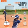 image:imageVEVOR Batting Screen  Baseball amp Softball Protector with Carry Bag amp Ground Stakes Pitching Net for Pitchers Protection74 ft
