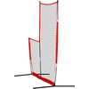 image:imageVEVOR Batting Screen  Baseball amp Softball Protector with Carry Bag amp Ground Stakes Pitching Net for Pitchers Protection7x7 ft