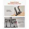 image:imageVEVOR Bike Trainer 6 Level Resistance 2629 in amp 700C Wheels Foldable Magnetic Bicycle Stationary Stand for Indoor Exercise Riding with Quick Release Skewer amp Front Wheel Riser Block for Road Bikes