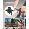 image:imageVEVOR Bike Trainer 6 Level Resistance 2629 in amp 700C Wheels Foldable Magnetic Bicycle Stationary Stand for Indoor Exercise Riding with Quick Release Skewer amp Front Wheel Riser Block for Road Bikes