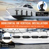 image:imageVEVOR Boat Fenders 55 x 20 Boat Bumpers for Docking Inflatable Ribbed Fender with Center Holes Marine Boat Dock Fender Bumper with Air Pump65 x 23