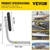image:imageVEVOR Boat Trailer Guide 2260 Adjustable Design Trailer Guide Poles 2PCS Rustproof Steel Trailer Guide for Ski Boat Fishing Boat22  with Rubber Rollers