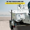 image:imageVEVOR Boat Trailer Guide 2260 Adjustable Design Trailer Guide Poles 2PCS Rustproof Steel Trailer Guide for Ski Boat Fishing Boat40  Black PVC