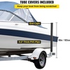 image:imageVEVOR Boat Trailer Guide 2260 Adjustable Design Trailer Guide Poles 2PCS Rustproof Steel Trailer Guide for Ski Boat Fishing Boat40  Black PVC