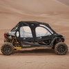 image:imageVEVOR Cab Enclosure Upper Doors Compatible with Kawasaki Teryx4 20122022 Soft Upper Doors Windproof amp Waterproof Upgraded Zipper UTV Soft Side Window Kit Work with Roof and Partial WindshieldsPolaris RZR XP4 1000Turbo 20142023