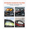 image:imageVEVOR Cab Enclosure Upper Doors Compatible with Kawasaki Teryx4 20122022 Soft Upper Doors Windproof amp Waterproof Upgraded Zipper UTV Soft Side Window Kit Work with Roof and Partial WindshieldsPolaris RZR PRO XPTurbo R 20202024