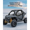 image:imageVEVOR Cab Enclosure Upper Doors Compatible with Kawasaki Teryx4 20122022 Soft Upper Doors Windproof amp Waterproof Upgraded Zipper UTV Soft Side Window Kit Work with Roof and Partial WindshieldsPolaris RZR PRO XPTurbo R 20202024