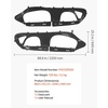 image:imageVEVOR Cab Enclosure Upper Doors Compatible with Kawasaki Teryx4 20122022 Soft Upper Doors Windproof amp Waterproof Upgraded Zipper UTV Soft Side Window Kit Work with Roof and Partial WindshieldsCan Am Maverick X3 MAX 20172024