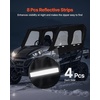 image:imageVEVOR Cab Enclosure Upper Doors Compatible with Kawasaki Teryx4 20122022 Soft Upper Doors Windproof amp Waterproof Upgraded Zipper UTV Soft Side Window Kit Work with Roof and Partial WindshieldsKawasaki Teryx4 20122022