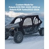 image:imageVEVOR Cab Enclosure Upper Doors Compatible with Kawasaki Teryx4 20122022 Soft Upper Doors Windproof amp Waterproof Upgraded Zipper UTV Soft Side Window Kit Work with Roof and Partial WindshieldsPolaris RZR PRO 20202024RZR Turbo 20222024