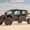 image:imageVEVOR Cab Enclosure Upper Doors Compatible with Kawasaki Teryx4 20122022 Soft Upper Doors Windproof amp Waterproof Upgraded Zipper UTV Soft Side Window Kit Work with Roof and Partial WindshieldsCan Am Maverick X3 MAX 20172024