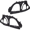 image:imageVEVOR Cab Enclosure Upper Doors Compatible with Kawasaki Teryx4 20122022 Soft Upper Doors Windproof amp Waterproof Upgraded Zipper UTV Soft Side Window Kit Work with Roof and Partial WindshieldsPolaris RZR PRO 20202024RZR Turbo 20222024