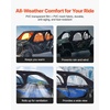image:imageVEVOR Cab Enclosure Upper Doors Compatible with Kawasaki Teryx4 20122022 Soft Upper Doors Windproof amp Waterproof Upgraded Zipper UTV Soft Side Window Kit Work with Roof and Partial WindshieldsPolaris RZR PRO 20202024RZR Turbo 20222024