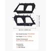 image:imageVEVOR Cab Enclosure Upper Doors Compatible with Kawasaki Teryx4 20122022 Soft Upper Doors Windproof amp Waterproof Upgraded Zipper UTV Soft Side Window Kit Work with Roof and Partial WindshieldsKawasaki Teryx4 20122022