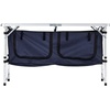 image:imageVEVOR Camping Kitchen Station 3 Adjustable Height Folding Outdoor Camp Cooking Table with Storage Organizer Quick Setup for Patio BBQ Picnic Glamping TravelingBlackblue