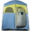image:imageVEVOR Camping Shower Tent 2Room Portable Privacy Tent Changing Room with Shower Bag Ground Stakes Ropes Carry Bag and Support Poles 150D Oxford Fabric with Silver Coating for Camping FishingGreen  Blue