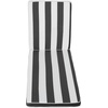 image:imageVEVOR Chaise Lounge Cushion 74 x 22 x 3 in Set of 2 Outdoor Lounge Chair Cushions Waterproof amp FadeResistant Sun Lounger Cushions with Ties Patio Lounger Pads for Pool Deck Black amp White Stripes