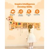image:imageVEVOR Dinosaur Activity Busy Board Wall 11 Activities Board Montessori Sensory Wall Panel for Kids 312 Years Sensory Activity Panel Ideal for Toddler Playroom Nursery ClassroomDog