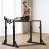 image:imageVEVOR Dip Bar 800 lbs Capacity Heave Duty Dip Stand Station with Adjustable Height Fitness Workout Dip Bar Station Stabilizer Parallette Push Up Stand Parallel Bars for Strength Training Home Gym