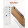 image:imageVEVOR Floating Shelf Bracket 1 Pack 190 lbs86 kg Weight Capacity 34x62x15 inch  8636x1574x381 mm Heavy Duty Hidden Shelf Brackets Support Wall Mounting Invisible Floating Shelves Bracket