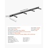 image:imageVEVOR Floating Shelf Bracket 1 Pack 230 lbs104 kg Weight Capacity 43x62x15 inch  10922x1574x381 mm Heavy Duty Hidden Shelf Brackets Support Wall Mounting Invisible Floating Shelves Bracket