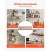 image:imageVEVOR Floating Shelf Bracket 1 Pack 230 lbs104 kg Weight Capacity 43x62x15 inch  10922x1574x381 mm Heavy Duty Hidden Shelf Brackets Support Wall Mounting Invisible Floating Shelves Bracket