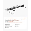 image:imageVEVOR Floating Shelf Brackets 2 Pcs 150 lbs68 kg Weight Capacity 22x62x15 inch  5584x1574x381 mm Heavy Duty Hidden Shelf Brackets Support Wall Mounting Invisible Floating Shelves Bracket