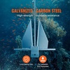 image:imageVEVOR Fluke Style Anchor KitHotDipped Galvanized Steel Fluke Anchor with 79 Chain13 lbs