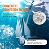 image:imageVEVOR Fluke Style Anchor KitHotDipped Galvanized Steel Fluke Anchor with 79 Chain85 lbs