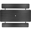 image:imageVEVOR Foldable Picnic Table 6 FT Folding Picnic Tables with Benches Steel Outdoor Bench Set with Umbrella Hole Large Outside Dining Table for Patio Garden Yard Poolside Black