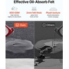 image:imageVEVOR Garage Floor Mat 76x19 Oil Spill Mat Waterproof Protection from Water Snow Rain Mud Absorbent Oil Pad for Cars NonSlip Containment Mat with TPE AntiLeak Backing Easy Clean Cuttable75 x 20