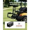 image:imageVEVOR Golf Cart Bag Holder 309 x 278 x 161inch Compatible withYamaha EZGO Club Car Rear Seat Grab Bar SpaceSaving Carbon Steel Bag Holder Bracket NoDrilling Installation Black