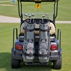image:imageVEVOR Golf Cart Bag Holder 309 x 278 x 161inch Compatible withYamaha EZGO Club Car Rear Seat Grab Bar SpaceSaving Carbon Steel Bag Holder Bracket NoDrilling Installation Black