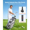 image:imageVEVOR Golf Cart Bag Top Divider Organizer Upgrated Golf Club Bag with Shoulder Straps Support Legs Rain Hood Storage Pockets Lightweight Polyester for Men amp WomenGray