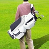 image:imageVEVOR Golf Cart Bag with 14 Way Organizer Divider Top Premium Cart Bag with Stand Durable Golf Bags with Handles amp Dust Cover amp Detachable Dual Strap for Men amp WomenWhite